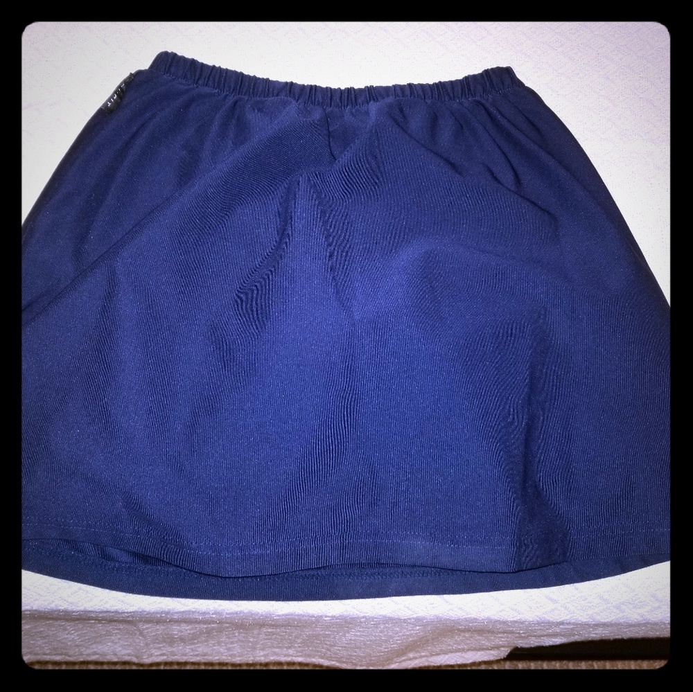 Like New Navy Color Nike Tennis Skirt w/Shorts